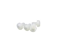 50pcs M2 .5 M3 M4 M5 M6 White Nylon Plastic Insulation Cross Recessed Round Pan Head Machine Screw(WHITE/8mm,M2(50PCS))