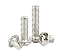 50pcs M2 M2.5 Length 3-20mm Carbon Steel Nickel Plated Grade 10.9 Steel Hex Hexagon Socket Button Round Head Screw Bolt(12mm,M2.5-50pcs)