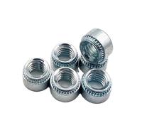 50Pcs m2 m2.5 m3 m4 m5 m6 Slab Thickness 1.4mm 1.0mm 0.8mm Carbon Steel Rivnut Self-Clinching Insert Nutsert Press Rivet Nut(Slab 1.0 mm(A),M2 50PCS)