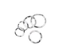 50PCS M3 M4 M5 M6 M8 M10 M12 M14 M16 M19 ~M51 Wave Washer 304 Stainless Steel Bearing Shafts Three Wave Type Spring Washer(M19x25x0.3mm-50Pcs)
