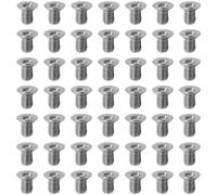 50Pcs M3 x 5mm Hard Drive Screws Stainless Steel Silver Flat Head Phillips Mounting Screws for 2.5 Inch HDD SSD PC Case Laptop Computer Fixing Kit