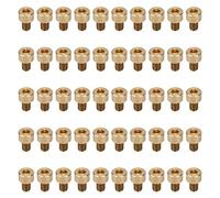 50Pcs M4 Cap Hex Socket Screw, Pure Copper Fastener Hardware, Smooth Surface Anti - Rust Industrial Supplies with Uniform Thread Pitch for Machinery and Electronics (M4*6)