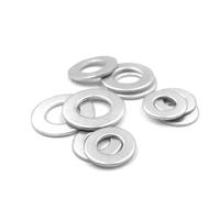 50Pcs M5 - M24 Thickness 1.5Mm/2mm Aluminum Flat Oil Seal Accessories Washers Ring Washers,As Shown,M18x24mm-Thickness 2mm
