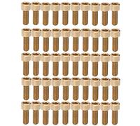 50Pcs M6 Cap Hex Socket Screw, Pure Copper Fastener Hardware, Smooth Surface Anti - Rust Screws with Uniform Thread Pitch for Industrial Machinery and DIY Projects (M6*16mm)