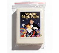 50pcs Magic Paper Wish Papers Magic Trick Props for Wands Magicians Magic Shows Accessories No Trace Paper To Roses Coins Cash 10x10cm