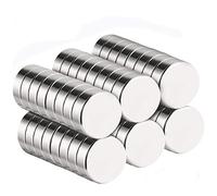 50pcs Magnets 10 x 3mm with A Storage Box, Round Magnets, Neodymium Magnets for Pin Board, WhiteBoard, Notice Board or Picture Magnet