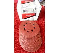 50pcs Makita 125mm Sanding Disc 120Grit Hook&Loop Fit 18V LXT DBO180 WOOD METAL