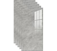 50pcs Marble Tile Sticker 60x30cm, Self Adhesive Wall Tiles, Karen Grey