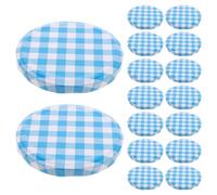 50pcs Mason Canning Jar Lids for Wide Mouth Jars, Iron Silver