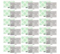 50pcs Metal Cord Holder for Wire and Power Cords, Silver Organiser | Adhesive Desk Clip for Air Fryers and Blenders, Lightweight Metal Build, Helps Prevent Damage
