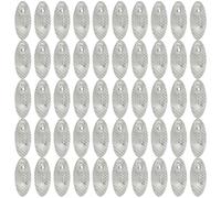 50Pcs Metal Fishing Lures Sequins Baits Spoons Making