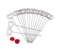 50pcs Metal Memo Clip Holder Business Card Holder Photo Picture Paper Note Clip Holder DIY Craft Office Supplies (Size : 2#)