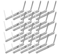 50pcs Metal Prong Paper Fastener for Documents and Scrapbook Pages | Heavy Duty Hole Punch Compressor, Secure Binding for Office Filing, School Coursework, Large Stacks