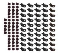 50Pcs Metal Shelf Brackets Stoppers Hole Punches Shelf Pins for Glass Kitchen Cabinet Bookcase Closet Furniture Shelves L Shaped Metal Peg