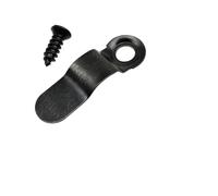 50pcs Metal Transparent Pump Picture Photo Mirror Frame Back Board Backboard Turnbutton Turn Button Rotate Lock Fixing Clip Snap for Walls(C Black 8x24mm)