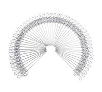 50pcs Metal Wires Photo Card Picture Memo Paper Note Display Clip Holders Silver Flower Note Shape 12cm x 2.4cm for Home Office School DIY Handmade Decoration (Notes)