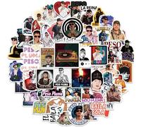 50pcs Mexican Rapper Singer Peso Pluma Stickers for Water Bottles,Waterproof Vinyl Sticker for Teen Girl Laptop Phone Skateboard Bike Luggage Guitar