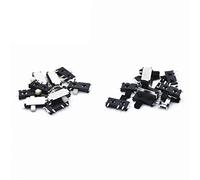 50Pcs Mini 7-Pin On/Off 1P2T SPDT MSK-12C02 SMD Toggle Slide Switch for MP3 MP4 (Color : Bags, Size : Black)(Reel Packing,Black)