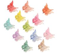 50pcs Mini Butterfly Hair Claw Clips for Plastic Accessory | Small Butterflies Shape Easy to Wear Creative Delicate Lovely Style, Daily Use