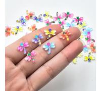 50PCS Mini Dragonfly for Crafts Dollhouse Miniature Resin Tiny Dragonflies for Fairy Garden Dollhouse Micro Landscaping Decoration