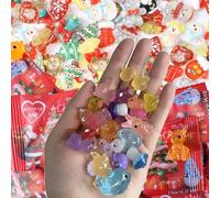 50Pcs Mini Glow in The Dark Animal Resin Models,Mystery Resin Animals Christmas Blind Bag,Mini Luminous Farm Ocean Figures,Hide Luminous Figures DIY Fairy Garden House Micro Landscape Aquarium Decor