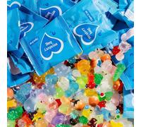 50pcs Mini Glow in The Dark Animal Resin Models,Mystery Resin Animals,Individually Wrapped Bag Hide Small Luminous Figures for DIY Crafts,Micro Landscape Fairy Garden Decor, Dollhouse Accessories