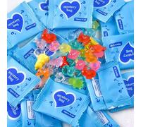 50pcs Mini Glow in The Dark Animal Resin Models, Mystery Resin Animals Individually Wrapped Blind Bag Hide Small Luminous Figures DIY Fairy Garden House Micro Landscape Aquarium Decor Ran-dom (A)