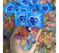 50pcs Mini Glow in The Dark Animal Resin Models Mystery Resin Animals Small Luminous Figures DIY Fairy Garden Houses Micro Landscape Aquarium Ornaments Decor