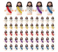 50pcs Mini Jesus Figures, Mini Figures for Home Decor and Collectors, Detailed Religious Figurines, Easter Miniatures Set, Religious Statuettes for Display