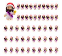 50pcs Mini Jesus Figurines in Bulk Little Jesus Figures to Hide and Seek Pocket Tiny Christ Figures Religious Party Favors for Easter Church Sunday School Craft Baptism Gift