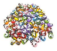50pcs Mini Mixed 9x12mm Bees Self Adhesive Wooden Bumble Bee Craft Card Wood Toppers