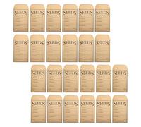 50pcs Mini Self-Adhesive Seed Envelopes Brown Kraft Paper Packets