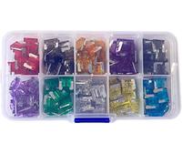 50pcs Mini Small Medium Standard Blade Car Backup 2A 3A 5A 7.5 A 10A 15A 20A 25A 30A 35A 40A Car Truck Automotive Cartridge Backup Protected circuits (Size : Mini 50Pcs)