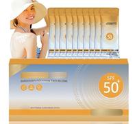 50Pcs Mini Sunscreen Travel Size SPF 50+,Waterproof Sunscreen SPF 50+,Travel Sun Cream,Ul/tra Light UV Protetion Mini Sun Cream,Mild Sun/screen,Long Lasting Sweat Resistant,Non-Greasy for Face & Body