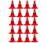 50Pcs Mini Traffic Cones Plastic Road Cone Props for Sand Play, Construction Theme Party, and Diy Parking Scene Decoration