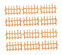 50Pcs Miniature Farm Fence Set Realistic Wood Color Fencing for Dollhouse Accessories Micro Landscapes Creative Play for Building Enclosures and Inspiring Imagination