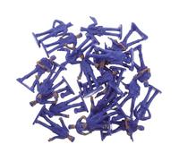 50pcs Miniature Police Character Models Realistic Police Figurines for Dioramas Desktop Decor and Micro Landscapes Construction for Play and Education