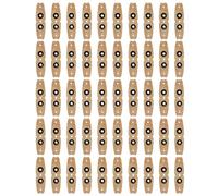 50Pcs Mircofiber Catapults Pouches Flat Nonslip Catapults Mircofiber Pocket For Accessories Catapult Pouches With Center Hole