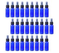 50pcs Ml Blue Pet Spray Bottle Refillable Portable Travel Bottle | Mini Perfume Travel Bottle, round Mouth Design, Non Slip Base, Lightweight Women’s Essential Oil Sub Bottle