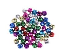 50pcs Mm Jingle Bell Alloy DIY Christmas Tree Ornament with Hanging