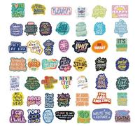 50Pcs Motivational & Inspirational Stickers for Teens Adults, Positive Affirmation Reward Sticker