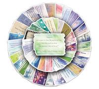 50Pcs Movie Quote Stickers for Journals Scrapbooks Laptops - Film Lines Decals for Teens Students Book Covers DIY Projects Matte Finish