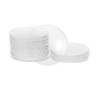 50pcs Mr16 Gu10 Spotlight Glass Dome Cover for Lighting Systems | Glass, Curved round Design, Blocks Dust and Gives Uniform Light for Landscape and Home Use