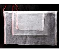 50pcs Multi-Function Insect-Proof Garden Netting Bags for Fruit Protection - Reusable Drawstring Barrier Bags for Gardening(15x10cm)