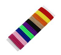 50Pcs Multicolor Elastic Hair Bands, Elastic Hair Ties Ponytail Holders, Bobbles Elastics Hairbands No Metal Colourful Accessories 4mm Hair Bobbles Hairbands for Women and Girls(Multicolor)