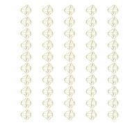 50Pcs Mushroom Shape Paper Clip 30x30mm Metal Paperclips Bookmarks Page Clips for Document Note Cards Photo Organization Iron Wire Clips