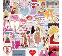50pcs Music Singer Sabrina Carpenter Stickers Pack,Vinyl Waterproof Sticker Decals for Water Bottle, Laptop, Phone, Scrapbooking, Journaling Choice for Adults for Party Supply Decor