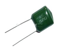 50pcs Mylar Film Capacitor 100V 2A474J 0.47uF 470nF 2A474 5% Polyester Film capacitor MQXFCZUX