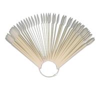 50pcs Nail Polish Colour Sticks Practice Nail Art Display Tools