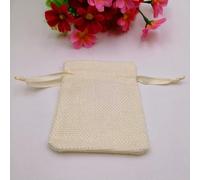 50pcs Natural Burlap Drawstring Gift Bags Jute Gift Candy Packaging Bag Wedding Party Favor Pouch Baby Shower Supplies